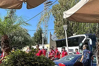 Οι φίλαθλοι δίπλα σε Γράφα και παίκτες!