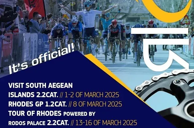 Οι ημερομηνίες του International Cycling Events in Rhodes!