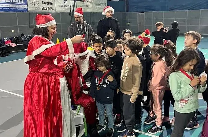 Η Χριστουγεννιάτικη γιορτή της Elite Basketball Academy!