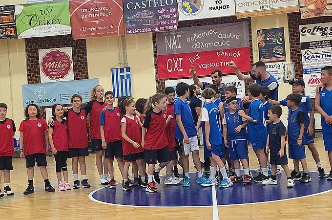 Όμορφη μπασκετική γιορτή στη Λέρο!