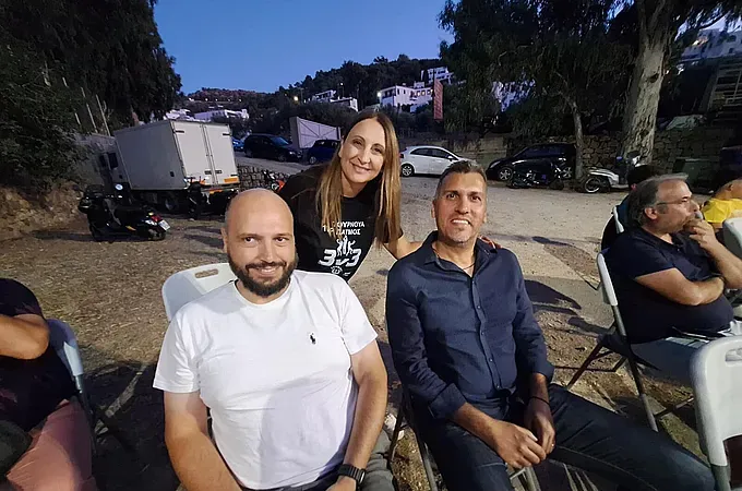 Χατζηστέργος και Μωραΐτης στην Πάτμο!