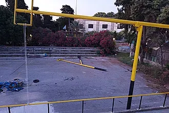 Νέα δολιοφθορά στο γήπεδο του Δωριέα!
