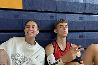 Ο Μαστροπέτρος συμμετείχε στο Jack Perri 's Basketball Camp!
