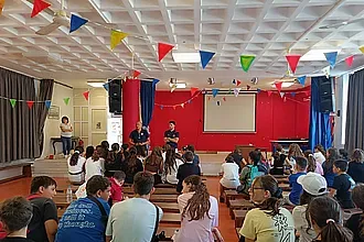 Ο Διαγόρας πήγε στο 7ο Γυμνάσιο!