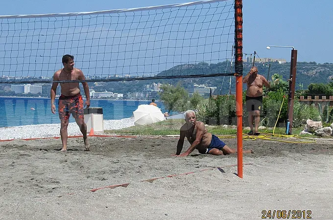Τα ζευγάρια στο ποδοβόλεϊ