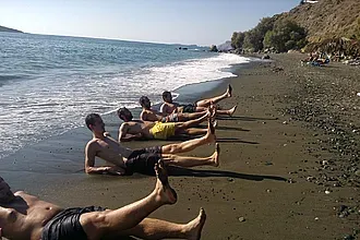 Προπονήσεις και στην... παραλία!
