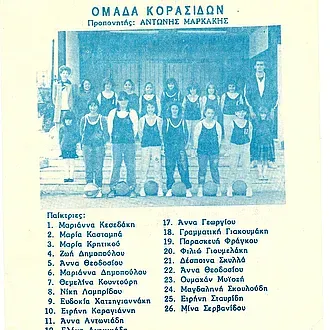 Οι κορασίδες του Κολοσσού το 1989