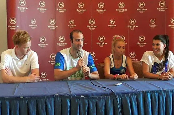 Η συνέντευξη Τύπου στο Squash