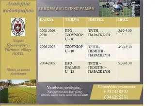 Οι ακαδημίες του Α.Σ.Τ.Ι.Ρ.