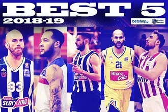 Η καλύτερη πεντάδα της Basket League
