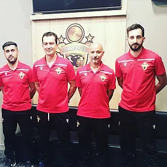 Το προπονητικό επιτελείο των Πανθήρων