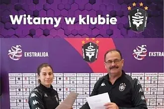 Η Μιχαλοπούλου στην Medyk Konin!