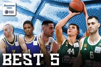 Η καλύτερη πεντάδα της Basket League