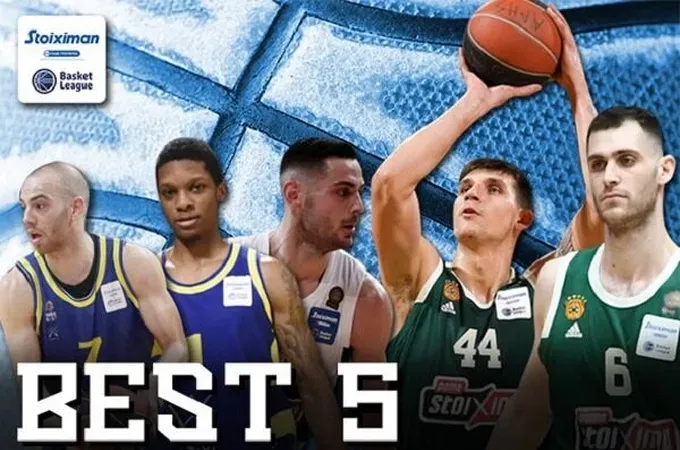 Η καλύτερη πεντάδα της Basket League