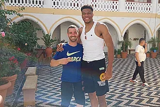 Ο Αντετοκούνμπο στον Πανορμίτη!