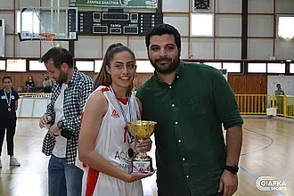 Η Αγρέλλη στο κλιμάκιο της Εθνικής κορασίδων!