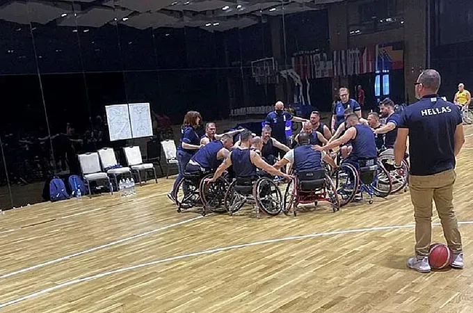 Βαριά ήττα της Εθνικής με αμαξίδιο