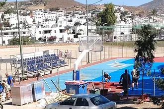 Αλλάζουν τάπητα στο γήπεδο της Πάτμου!