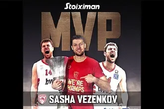 M.V.P. ο Σάσα Βεζένκοφ!