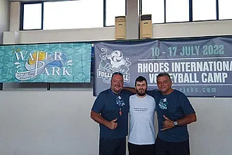 Χαμόγελα για το Rhodes International Volleyball Camp
