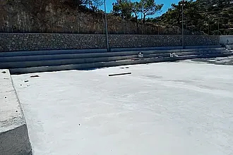 Σχεδόν έτοιμο το γήπεδο τένις στο Απέρι της Καρπάθου!