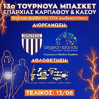 Με 13 παιχνίδια, ο νικητής στο...13ο τουρνουά της Καρπάθου!