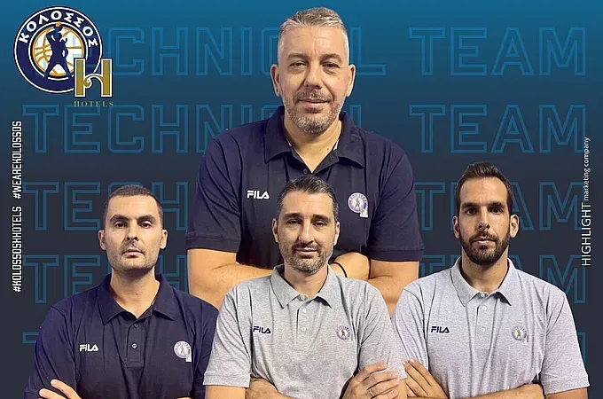 Το νέο προπονητικό επιτελείο της Κ.Α.Ε. Κολοσσός!