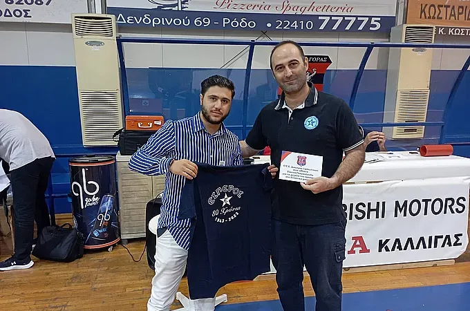 Ο Διαγόρας τίμησε τον Γκαγκαλούδη!