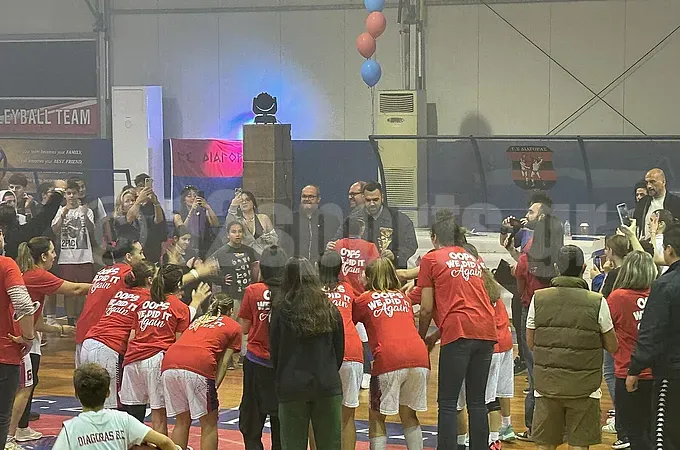 Πρώτος σε τίτλους στις γυναίκες ο Διαγόρας!