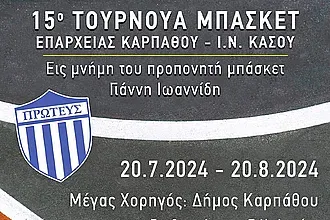''Κληρώνει'' το Σάββατο στην Κάρπαθο!