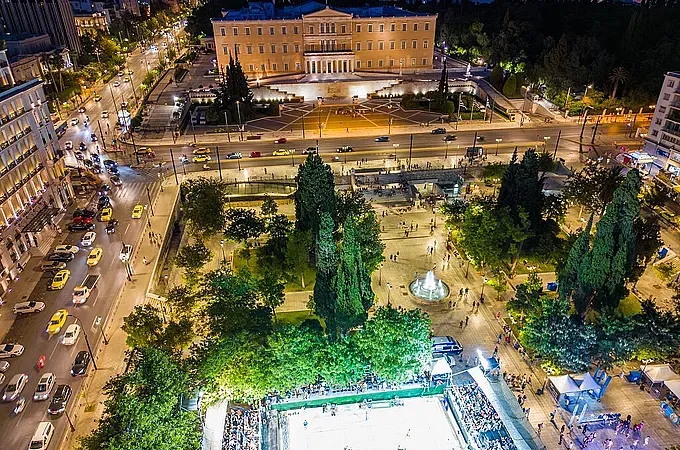 Η καρδιά του beach volley στο Σύνταγμα!