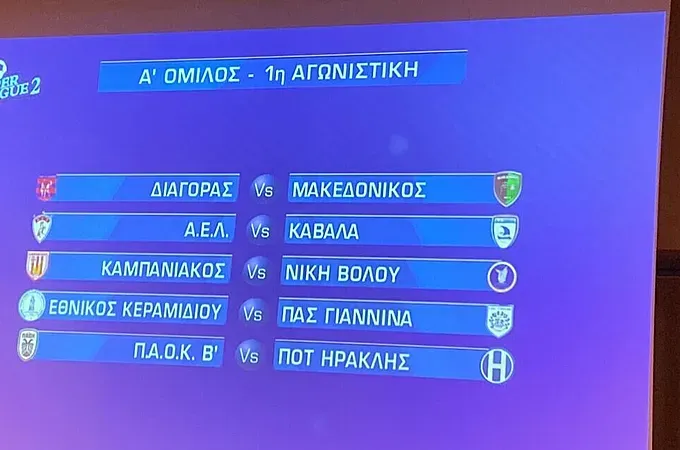 Πρεμιέρα στη Ρόδο με Μακεδονικό για τον Διαγόρα!