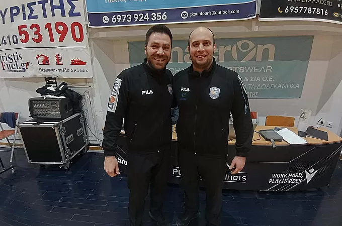 Οι διαιτητές των αγώνων!