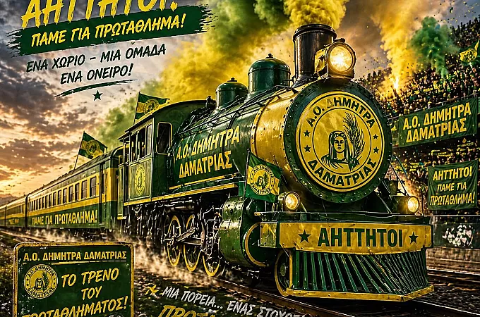 Το ''τρένο'' της Δήμητρας Δαματριάς!
