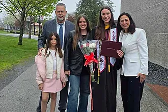 Αποφοίτησε με άριστα η Κουκιά από το Franklin Pierce University!