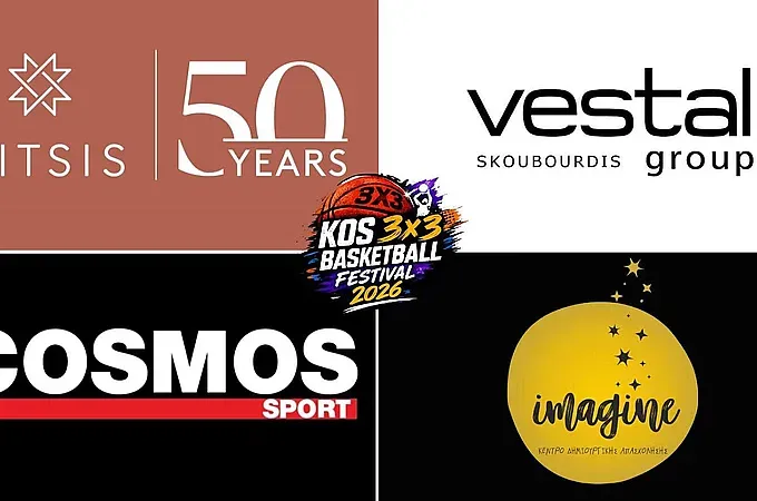 Οι μεγάλοι χορηγοί του 9oυ Kos 3X3 Basketball Festival!