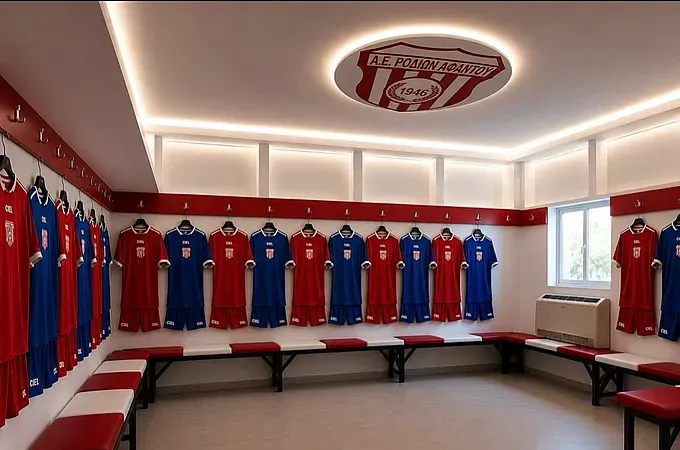 Νέα εικόνα στα αποδυτήρια της Α.Ε.Ρ.Α.!