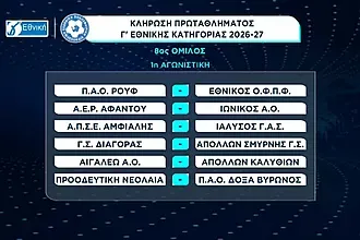 Η πρεμιέρα της Γ' Εθνικής και το πρόγραμμα!
