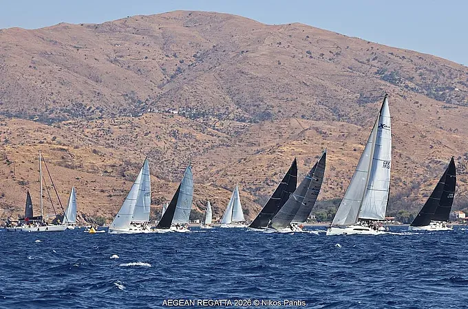 Έντονες συγκινήσεις στην πρώτη ιστιοδρομία της Aegean Regatta!