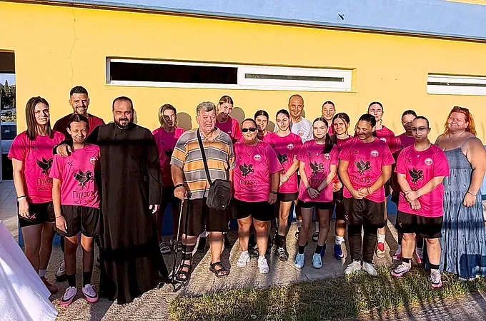 Αγιασμός και ''πρώτη'' στον Σταυρό Καλυθιών!