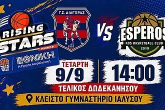 Στην Ιαλυσό ο τελικός του Rising Star!