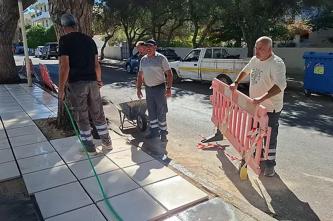 Παρεμβάσεις και εργασίες έξω από το κλειστό της Κω!