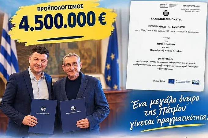 Στην τελική ευθεία το κλειστό στην Πάτμο!